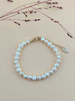 Браслет из жемчуга с цепочкой