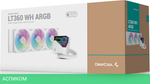 Система жидкостного охлаждения для процессора DeepCool LT360 WH ARGB белый (R-LT360-WHAMNC-G-1)