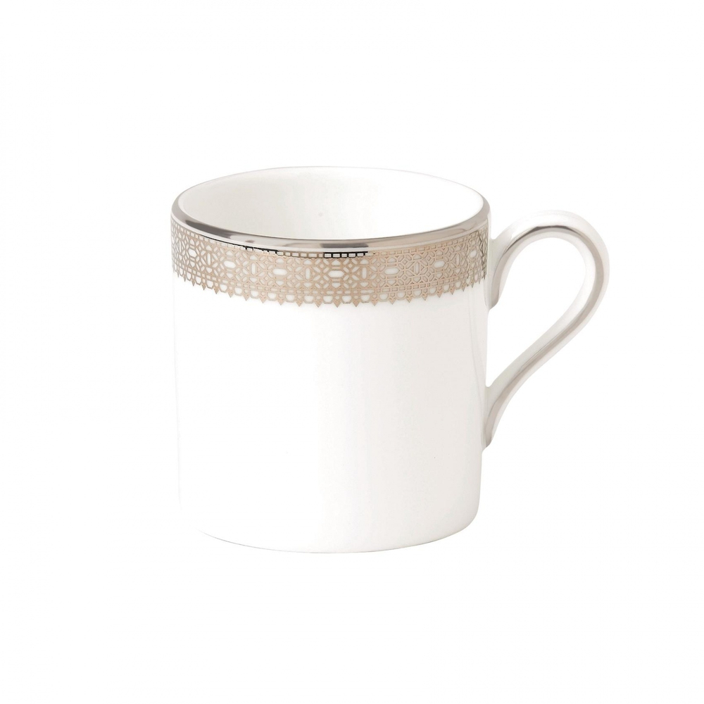 Wedgwood - Чашка для эспрессо Vera Wang Lace Platinum 80 мл / артикул   50127204021  / GTIN 032677984598