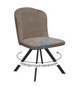 Стул DikLine 299 поворотный опоры чёрные