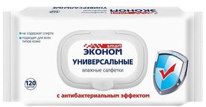ВЛАЖНЫЕ САЛФЕТКИ ЭКОНОМ SMART 120 ШТ