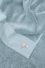 Полотенце из органического хлопка Pure Cotton 50х90 голубой