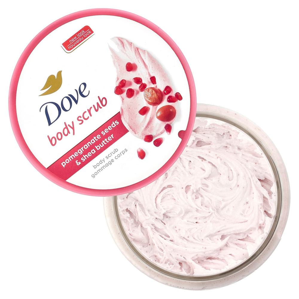Dove, Скраб для тела, семена граната и масло ши, 298 г (10,5 унции)