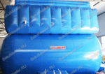 Большой надувной батут-горка "Волна - 2" 10*6*8 м