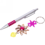 Набор подарочный «Украшение» (ручка и брелок), микс цветов