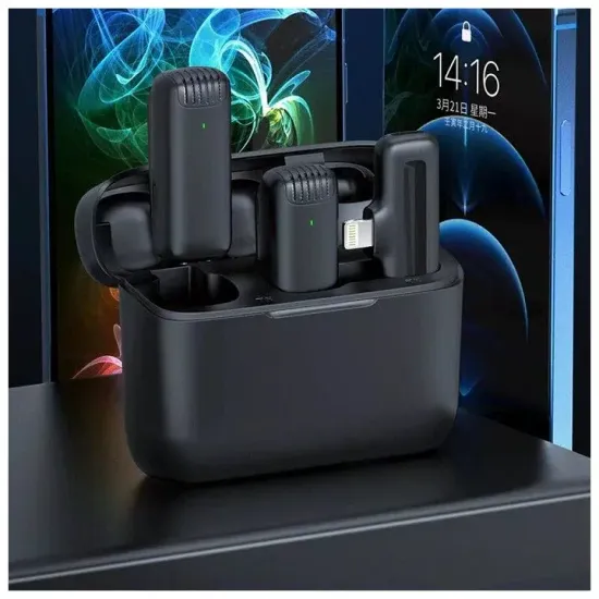 Микрофон для мобильного устройства Ulanzi J12 (Lightning), черный