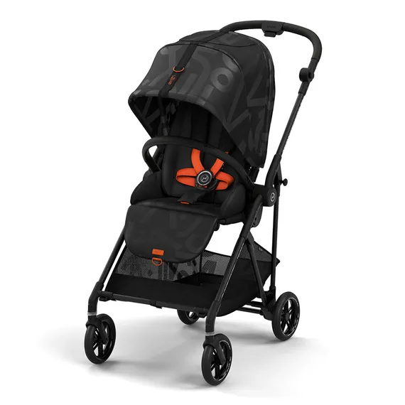 Детская коляска Cybex Melio 2 в 1 Street Real Black