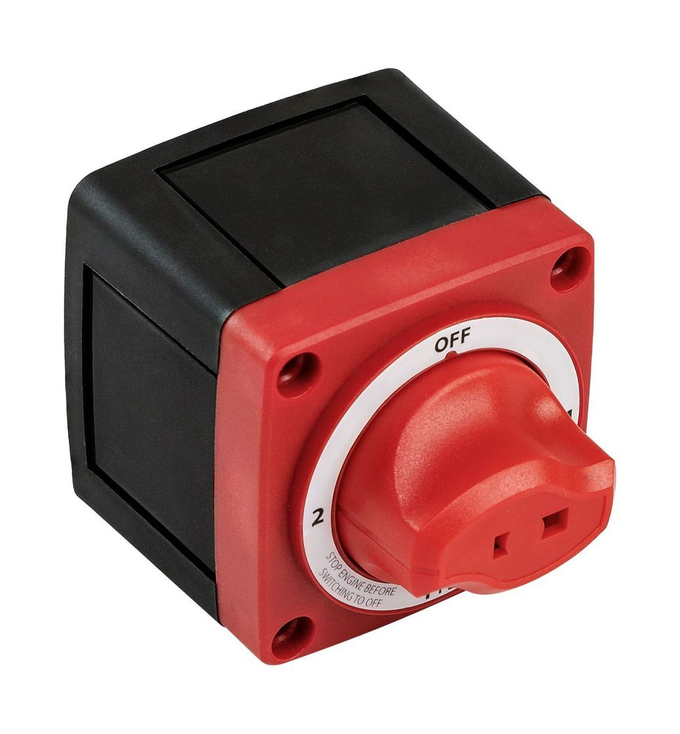 Выключатель массы с AFD "OFF-1-BOTH-2" (2 АКБ), 300 А