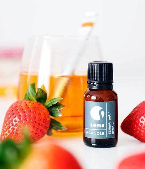 Масло для ультразвукового диффузора Белый чай и ягоды, Sens