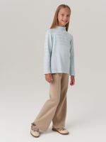 Водолазка в школу для девочки AT743  голубой