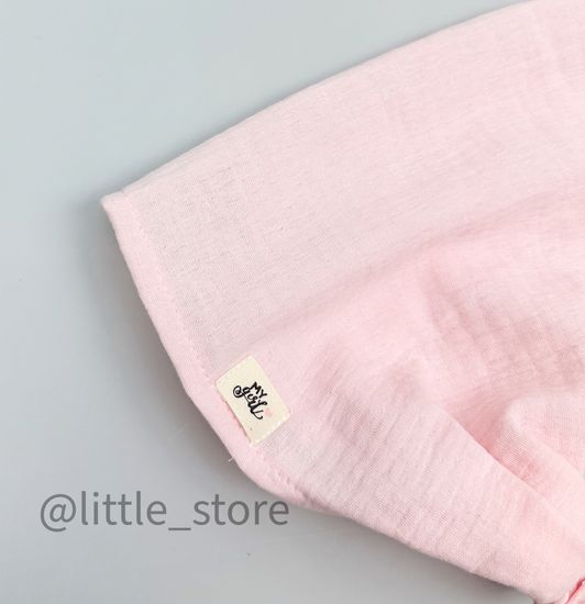 Косынка муслиновая, Нежно-розовая