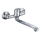 Смеситель для кухни наст. ниж. 35к ПРОФСАН ПСМ-104-10 "КОМПЛЕКТАЦИЯ"  эксцентрики "ЕВРО", ХРОМ