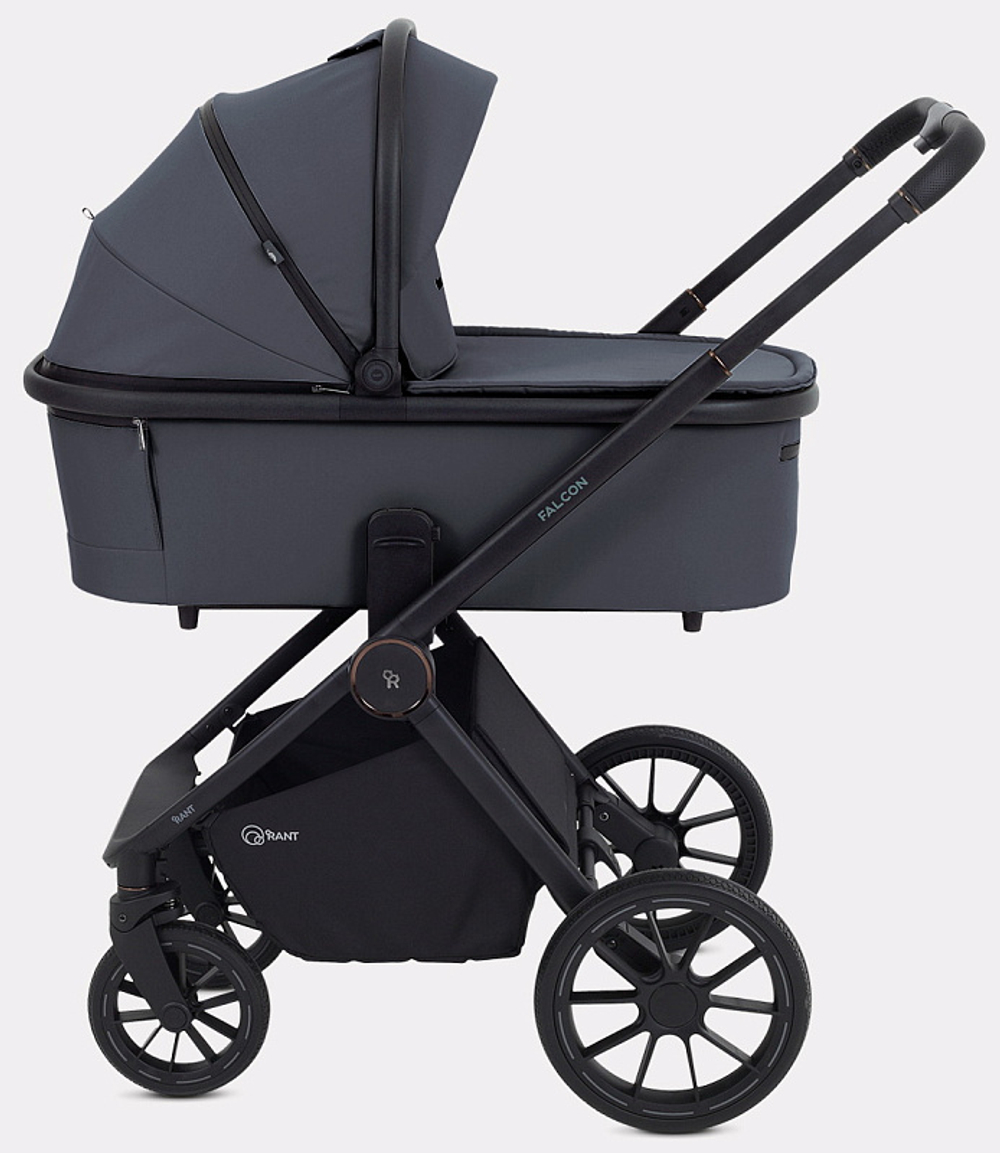 Детская коляска Rant Falcon Neo 3 в 1 с автокреслом Cruise Black Graphite
