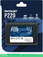 SSD диск Patriot SATA III 512Gb (P220S512G25)