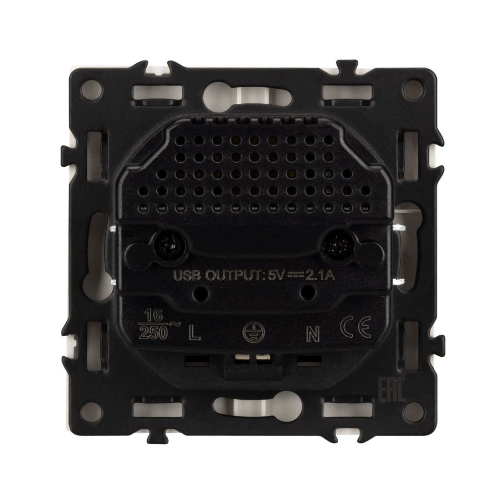 Механизм розетки с USB зарядкой SCT-NOBE-MUAA-SFPL-GD (230V, 16A) (Arlight, -) 054290