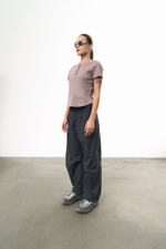 Брюки Nothomme Blue Monte Lightweight Curved-Leg Pants "Rock Cliff Gray" Women's