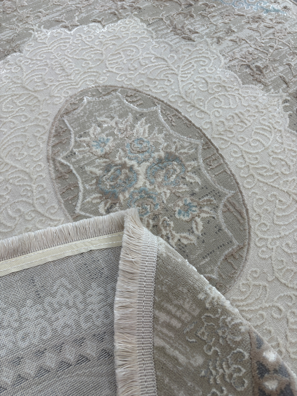 Ковер Amatis Lux 36548A L.Beige/Blue Овал