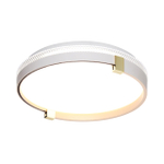 7646/CL PALE SN 189 Светильник пластик/белый/золотой LED 30Вт 4000К D340 IP43 OLIDI WHITE