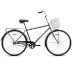 Велосипед двухколесный ROCKET CITY GENT ХАКИ 28, рама 19 дюймов (скоростей 1, ножные тормоза, крылья, подножка, корзина)