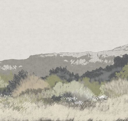 Пейзаж 2 Степь панно