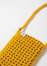Вязаная сумочка FOS Горчичный