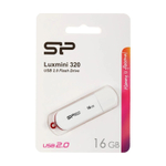 Флеш накопитель 16Gb Silicon Power LuxMini 320, USB 2.0, Белый