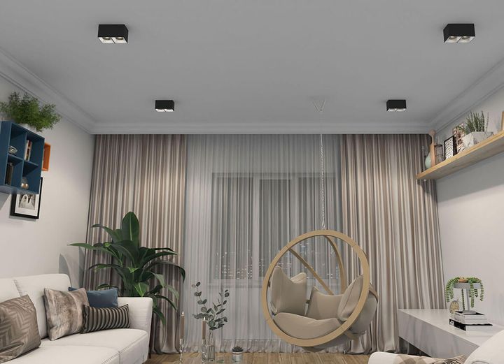 Накладной светильник Denkirs DK3085-BW+BK