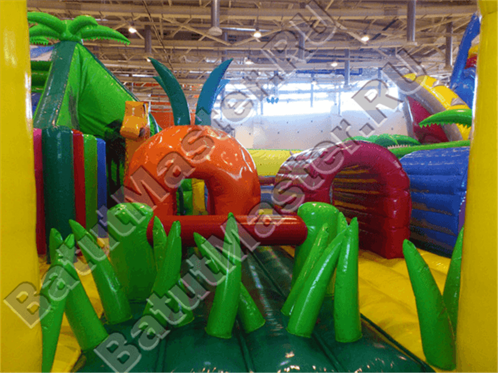 Надувной коммерческий батут "Джунгли"