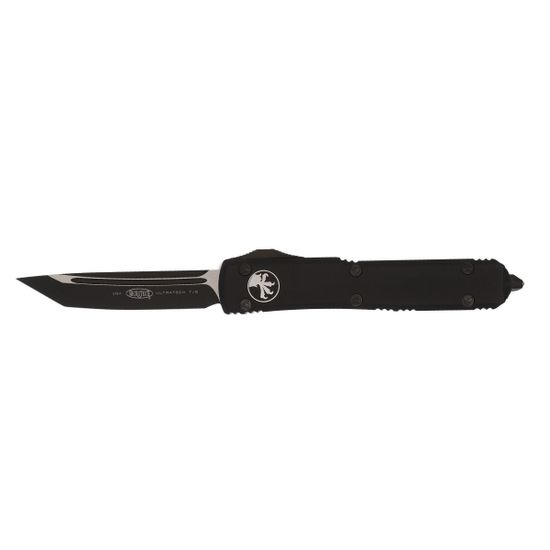 Автоматический нож Microtech Ultratech Black 123-1T c клинком из стали Böhler M390 Microclean®, рукоять алюминий