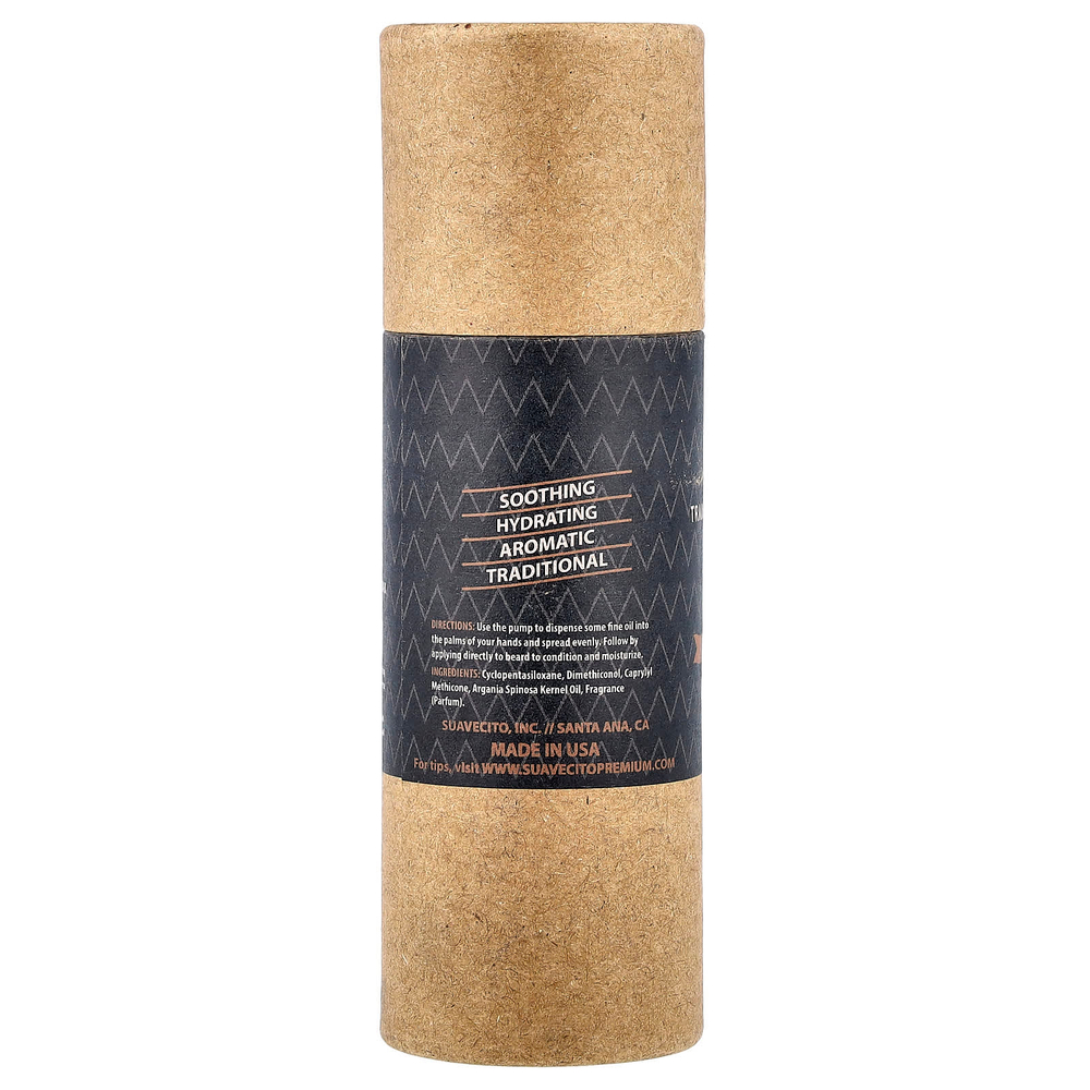 Suavecito, Premium Blends, масло для бороды, со вкусом виски, 30 мл (1 жидк. унция)