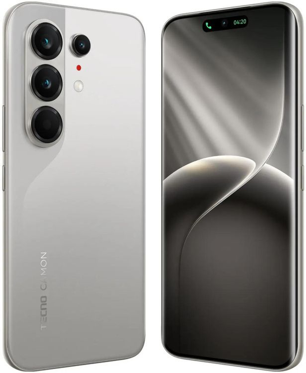 6.78" Смартфон TECNO Camon 50 Ultra 5G 8/256Gb,  NFC,  AMOLED,  144Гц,  6500мAч,  титан