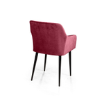 Стул с подлокотниками Robert, бархат винно-красный 16