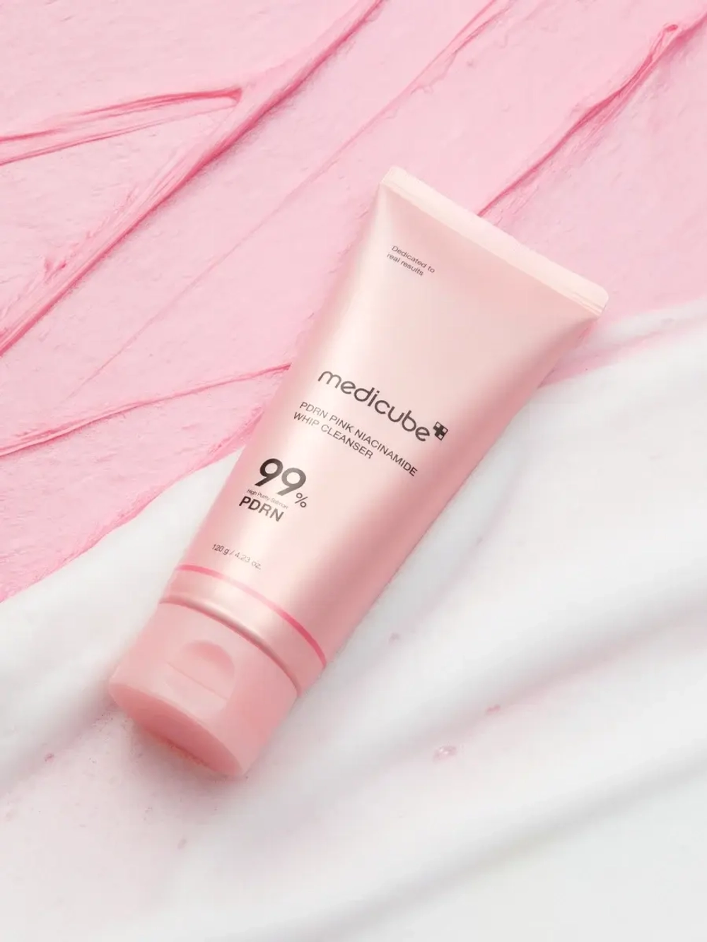 Medicube Пенка с ПДРН для глубокого очищения пор PDRN Pink Niacinamide Whip Cleanser 120 гр