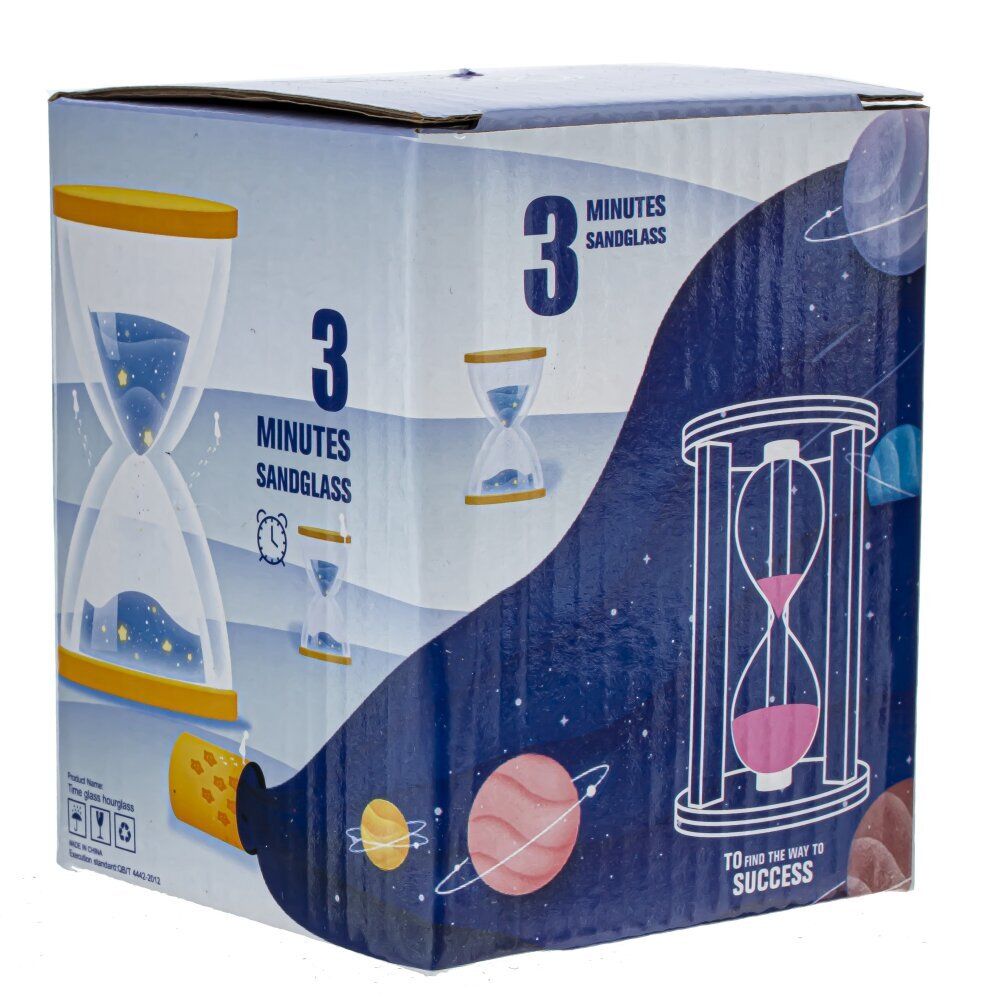 GAEM Часы песочные (3 мин.), L7,5 W6,5 H10 см, 4в.