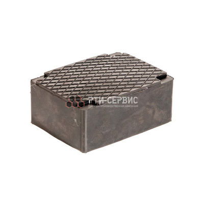 Резиновая опора (РТИ-СЕРВИС 1024) для ножничных подъемников, наборная по высоте