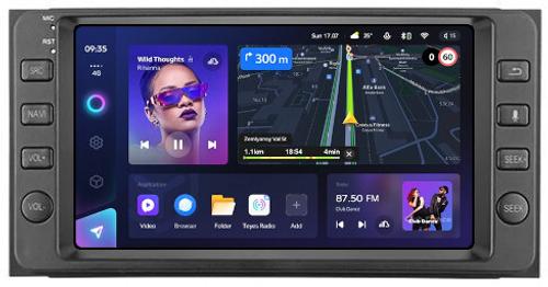 Магнитола для Toyota 200х100мм (рамка с кнопками) - Teyes CC3 дисплей 7" QLED на Android 10, Быстрая, CarPlay, 4G SIM-слот