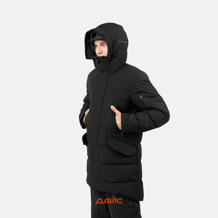 Пуховик мужской Krakatau Strofo Long Down Jacket артикул:Qm488-1 - купить в магазине Дайс