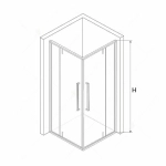 Душевой уголок RGW Stilvoll SV-33B 100x100