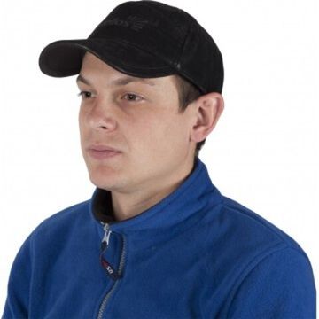 Бейсболка утепленная Tornado, Крэк, цв.черный р.L Helios