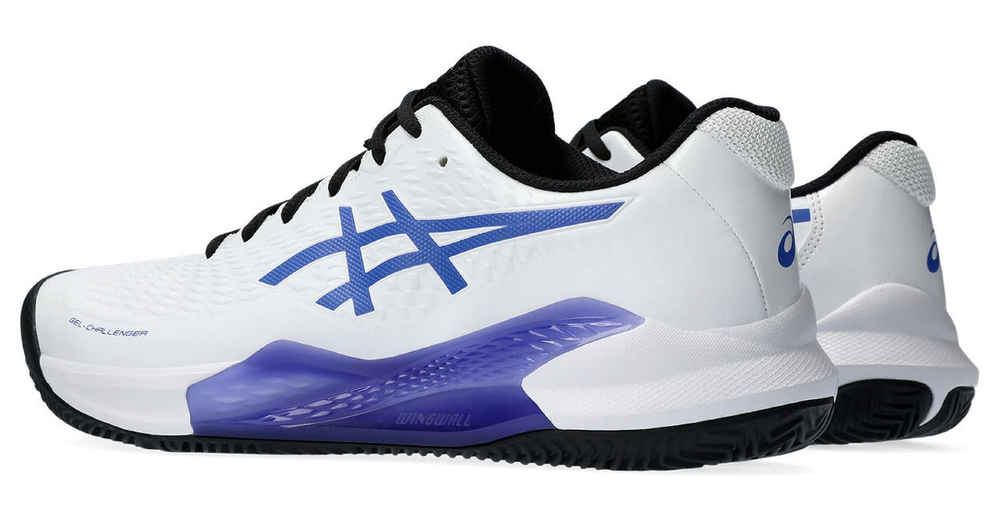 Мужские кроссовки теннисные Asics Gel-Challenger 14 Clay - white/sapphire