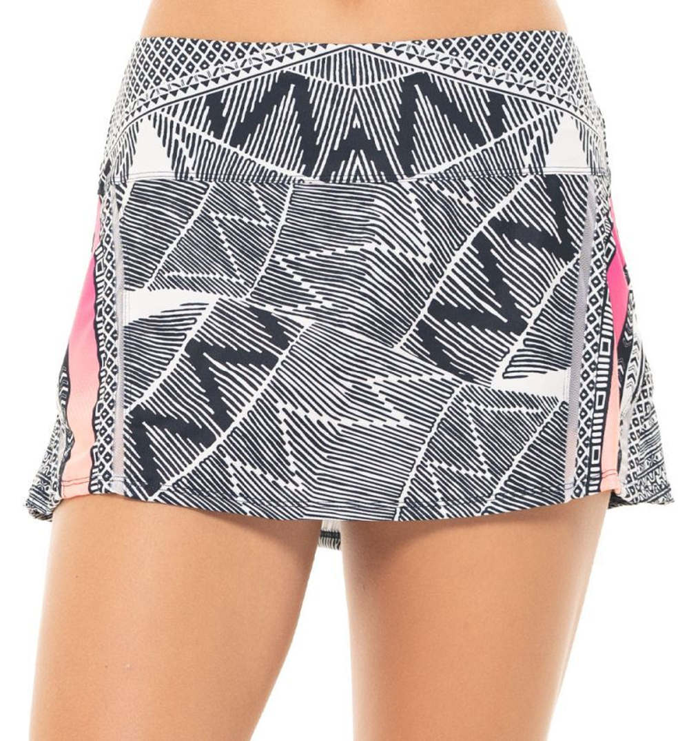 Теннисная юбка Lucky in Love Long Santa Fe Glow Skirt - midnight