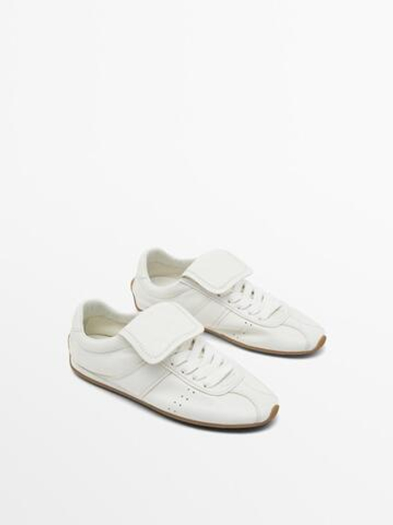 Massimo Dutti Мягкие кроссовки, белый