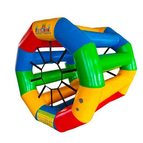 Беличье колесо "Радужное" ПВХ, 1,8*1,1*1,8 м