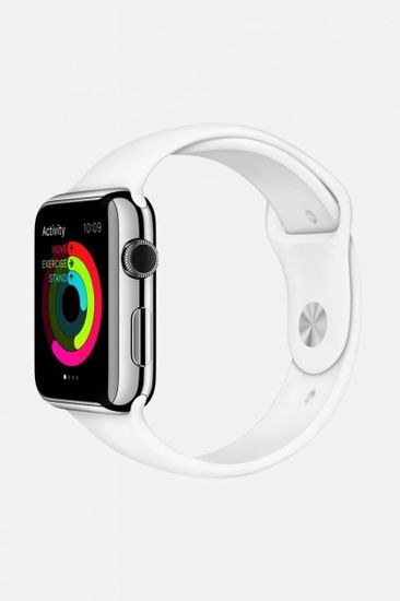 Часы смарт Apple Watch 42мм (белый полимерный)