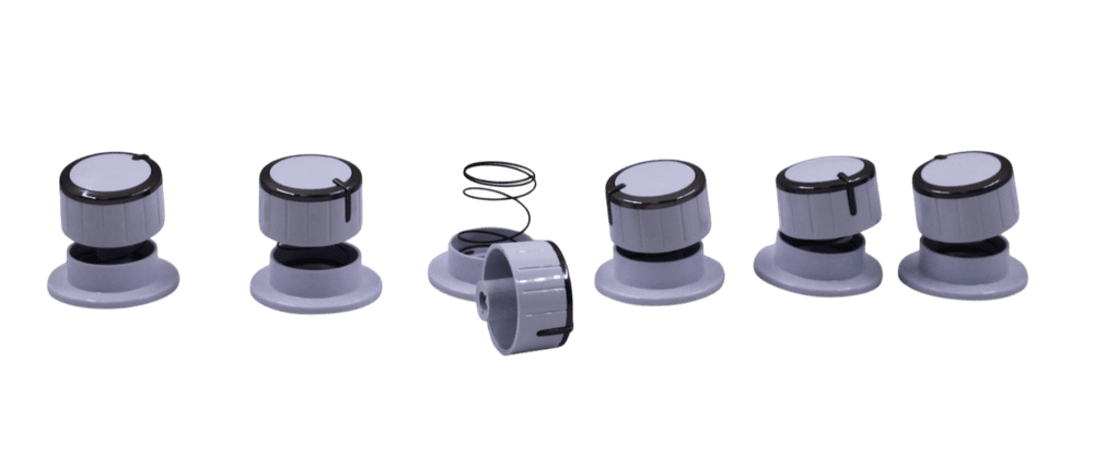 Ручка регулировки конфорки 6300.04.0.000-03 (белая) плиты Gefest