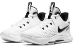 Nike Witness 5 EP shock absorption, non-slip, wear-resistant, low-cut actual combat basketball shoes for men and women with the same milk white and black domestic version