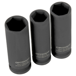 OPT-40303 Набор ударных головок тонкостенных 1/2", 17, 19, 21 мм