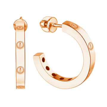 Серьги пуссеты Золото