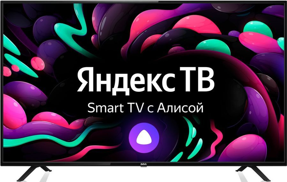 Телевизор LED 65" BBK 65LEX-8274/UTS2C Яндекс.ТВ черный 4K Ultra HD 60Hz DVB-T2 DVB-C DVB-S2 USB WiFi Smart TV (RUS)