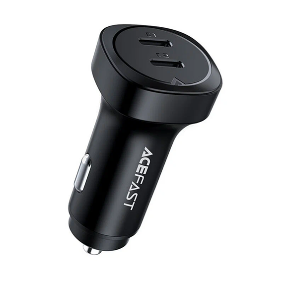 Автомобильное зарядное устройство ACEFAST B2 72W dual USB-C metal car charger (AF-B2-BK) черный
